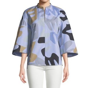 Lafayette 148 Carla Urban Ethos stripe blouse